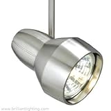 IMAGE OF Mini Om - Solid metal ring / satin nickel / 12 inch stem