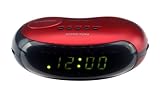 Peekton - Clocky 231 - Radio R&eacute;veil - Rouge