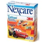 Nexcare Tattoo Waterproof, Cars Bandages One Size, 20 ct Packages $3.29