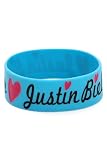 Justin Bieber Hearts Rubber Wristband