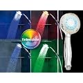 infactory LED-Duschkopf mit 3-fach Farbwechsler