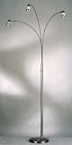 Velo Contemporary Three Light Arc Floor Lamp