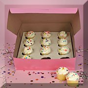 100ea - 10 X 10 X 3 Pink Bakery Box