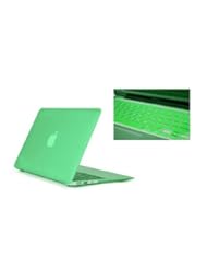 Wireless: RUBAN? 2 in 1 Hard Case Cover and Keyboard Cover for Macbook Air 11-inch 11.6" A1370 A1465 (MATTE GREEN) - RUBAN