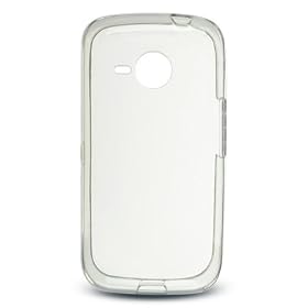Premium Transparent Hard Plastic Snap-on Skin Case for the HTC Droid Eris 6200 - Clear