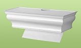 White The Original Healthy Shelf Designer Towel Dispenser