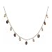 Cascading Two Tone Brown-Champagne Briolette Necklace