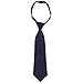 French Toast Adjustable Solid Color Tie Boys Navy 4-7 One Size