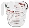 Low price Pyrex Prepware 2-Cup Measuring Cup, Clear with Red Measurements