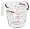 image Pyrex Prepware 2-Cup Measuring Cup, Clear with Red Measurements