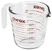 Pyrex Prepware 2-Cup Measuring Cup, Clear with Red Measurements