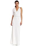 BCBGMAXAZRIA Women's Draped Cowl Neck Dress