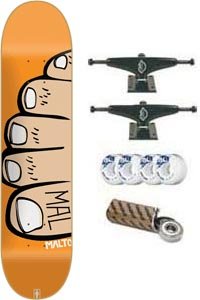 Girl Skateboard: Malto Mal Toe - 8.12 w/Mini Logo Wheels and Bearings