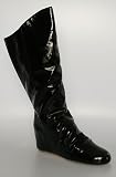 80%20 The Jackie Hidden Wedge Boot in Black Patent,Shoes for Women