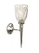 12 Inch Crystal Glass Wall Sconces (set Of 2)