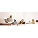 Cat and Mouse- French removable Wall Stickers