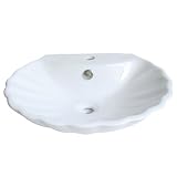 Elements of Design EV9207 Designer Fauceture Oceana Vitreous China Bathroom Vessel, White