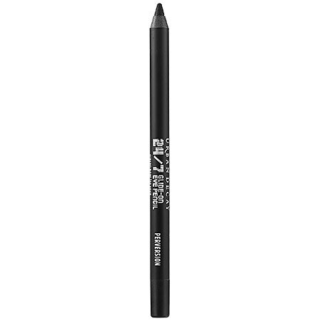 What it is:A dynamic eyeliner pencil in a rainbow of shades.What it does:Glide on color that stays put for the duration of your non-stop, on-the-go day! These cushiony, creamy eye pencils deliver powerful, vibrant color that slides on smooth and stays soft and creamy for blending (about 30 seconds), then dries to a long-lasting finish that won't budge.