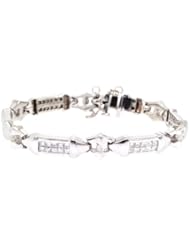 14K White Gold Diamond Bracelet