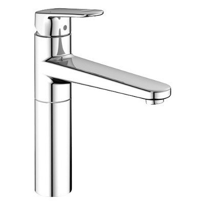 Grohe 33931002 Europlus Einhand-Sp&uuml;ltischbatterie mit Einlochmontage und Niederdruck f&uuml;r offene Warmwasserbereiter