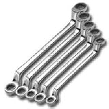 31PzufGg6RL. SL160  SK Hand Tool 89450 75 Degree Offset Double Box Spline G Pro Metric Wrench Set, 5 Piece