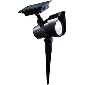 Moonrays 93380 Premium Output Solar Spotlight, LED is 8X-Brighter