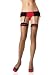 Sheer Thigh High With Ribbon Tie Top
