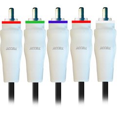 Accell B043A-010B-2 Component Video and Stereo Audio Cables (10 Feet/3 Meter)