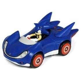  Sonic The Hedgehog Sega All Stars 3 inch Sonic Figure & 5 inch Vehicle