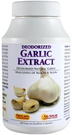 Deordorized Garlic Extract 60 Capsules