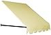 Awntech 6-Feet Dallas Retro Window/Entry Awning, 56-Inch Height by 48-Inch Diameter, Light Yellow