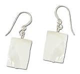 Mother of Pearl Square Earrings