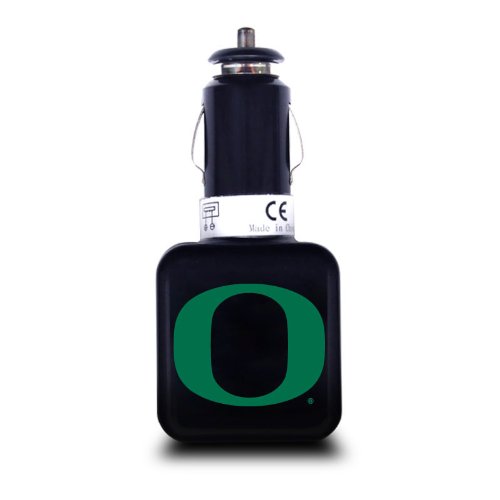 NCAA Oregon Ducks Dual USB Car Charger USB Charge/Sync 