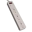 Tripp Lite TLM606HJ 6-Outlet 6 feet Cord Surge Protector/Suppressor with Metal Housing (1340 Joules, 6ft Cord)