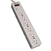 Tripp Lite TLM606HJ 6-Outlet 6 feet Cord Surge Protector/Suppressor with Metal Housing (1340 Joules, 6ft Cord)