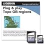 Micro SD TOPO Preprogrammed Data Card - Great Britain, Northern England And Midl