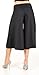 Glam Attack Women's Stretch Gaucho Pants with Banded Waist from Shorts