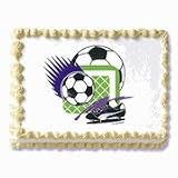 Soccer Birthday Cake Edible Image