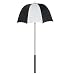 Caddy Cover Golf Bag Umbrella - Black/ White