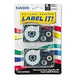 Casio printer tape cassette - 2 PACK