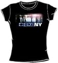 CSI NY NEW YORK SUBWAY Black Juniors Size Fitted T-shirt