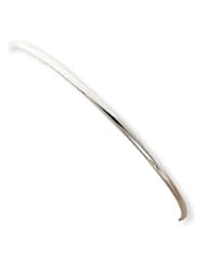 14k White Gold 2mm Solid Polished Half-Round Slip-On Bangle
