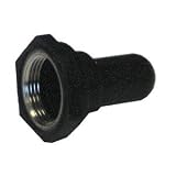 Paneltronics Toggle Switch Boot - 5/8 Hex Nut - Black