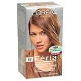 LOreal Feria Hair Color - #62 Iced Mocha (Light Iridescent Brown) - 1 Ea