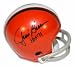 Jim Brown Cleveland Browns Autographed Mini Helmet Inscribed 