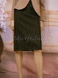 Ralph Lauren - $655 New RALPH LAUREN Black Pinstripe Pleated Skirt 6