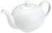 Kitchen Supply 8121 White Porcelain Teapot, 3-Cup