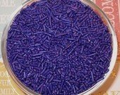 Decorette Sprinkles Jimmies Cake Cupcake Cookie Decorations Purple 4 Ounces