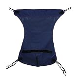 Patient Lifter Sling - Mesh Commode Opening: Included, Size: Medium