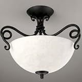 Thomasville Lighting Forged Black Canyon Ridge Ceiling Lighting Close to Ceiling
